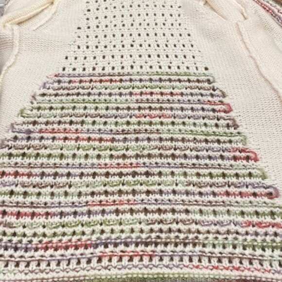 ANTHROPOLOGIE "Angel of the North" Rainbow Hooded Cardigan - Picture 8 of 15